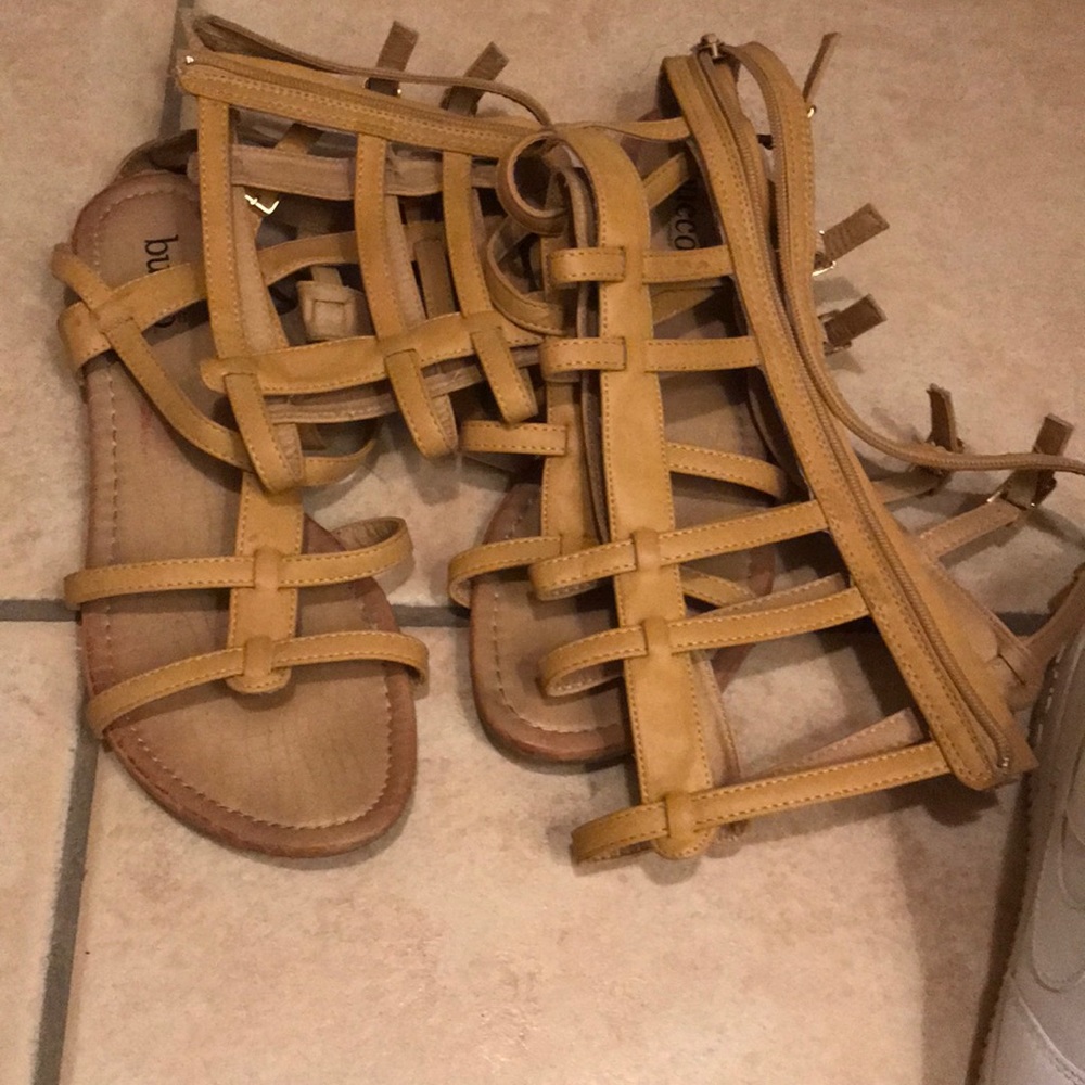 Knee High Gladiator Sandals